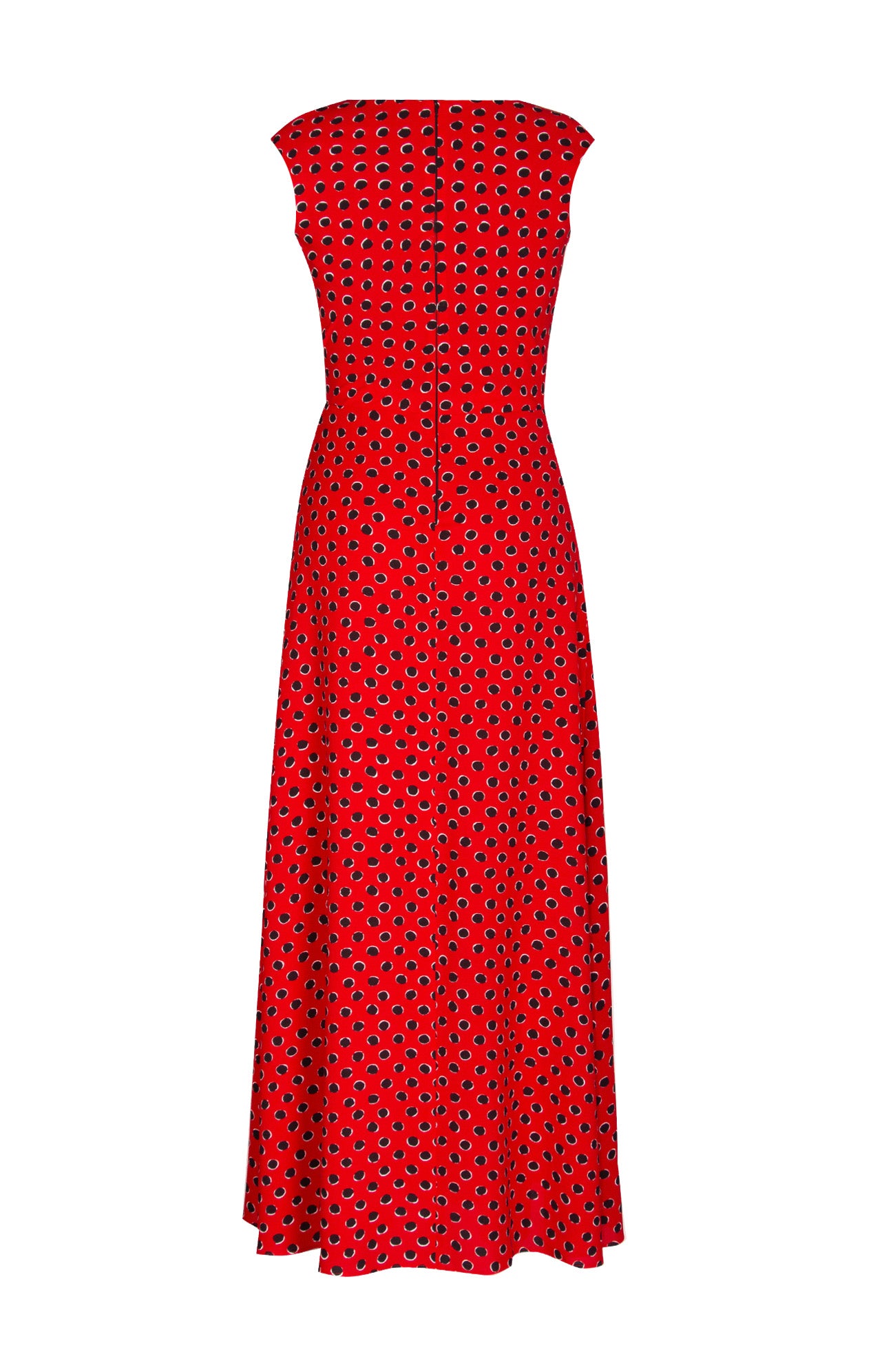 Vestido Estampado Dots Rojo