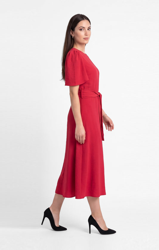 Vestido Rojo Midi