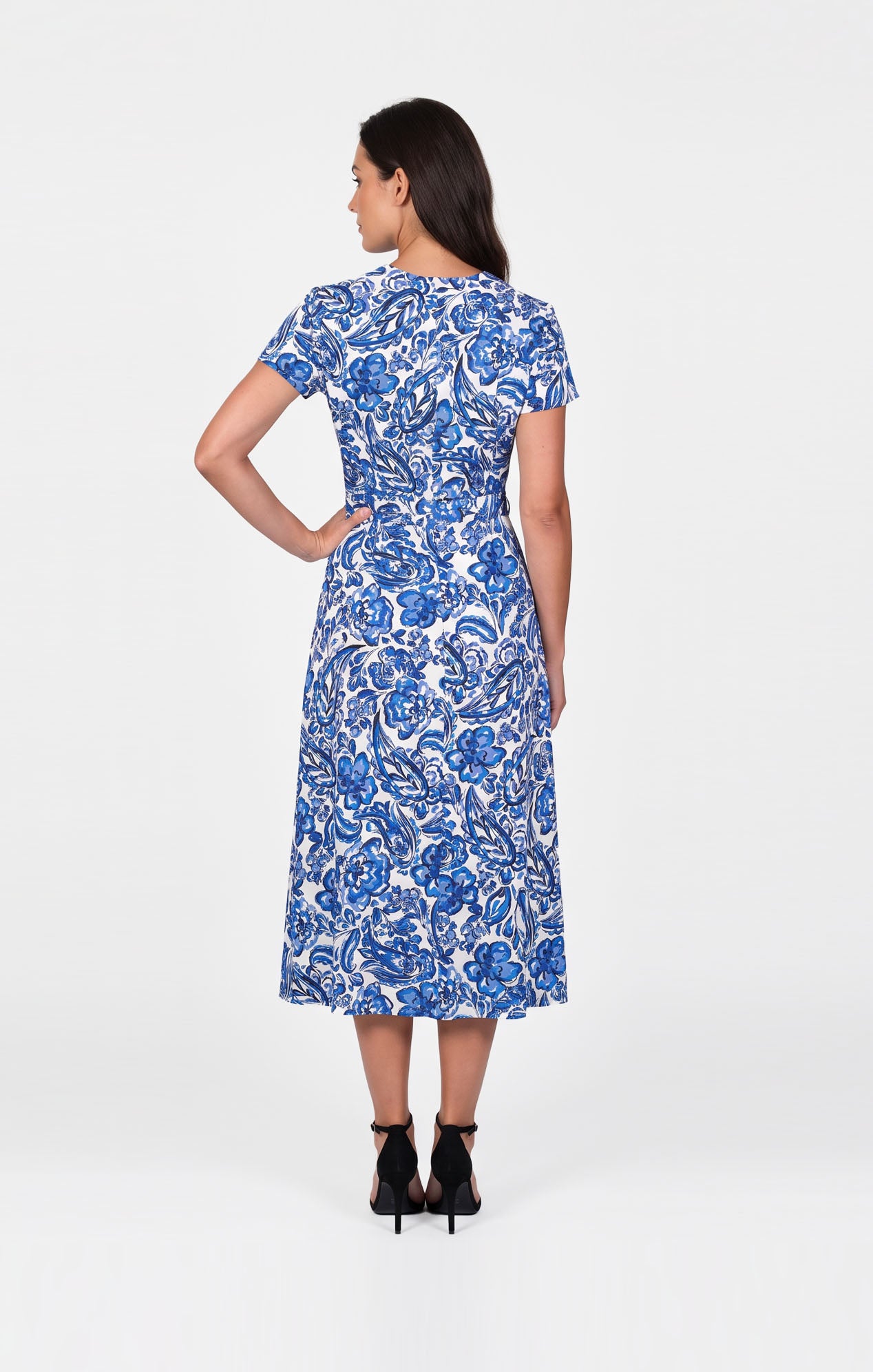Vestido  estampado floral azul