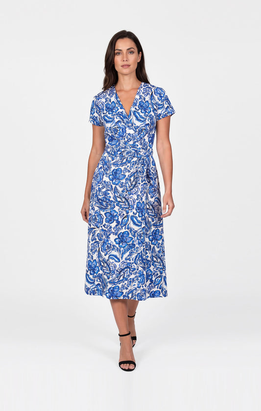 Vestido  estampado floral azul