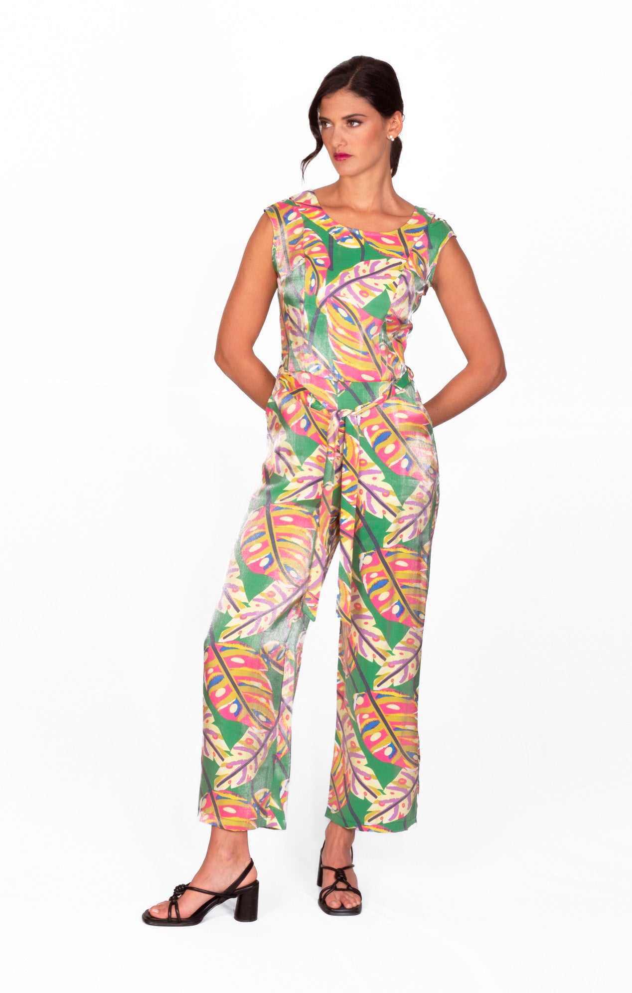 Jumpsuit estampado multicolor