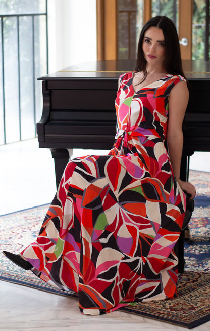 Vestido Estampado Maxi