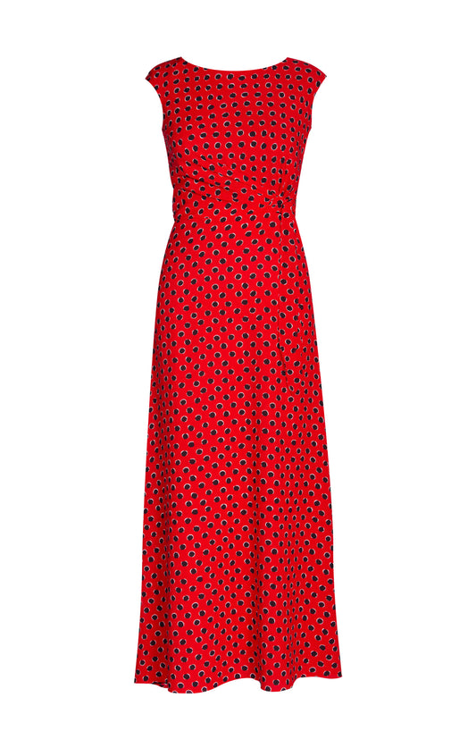 Vestido Estampado Dots Rojo