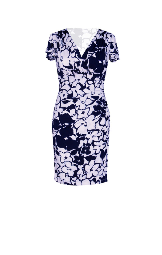 Vestido Floral Marino