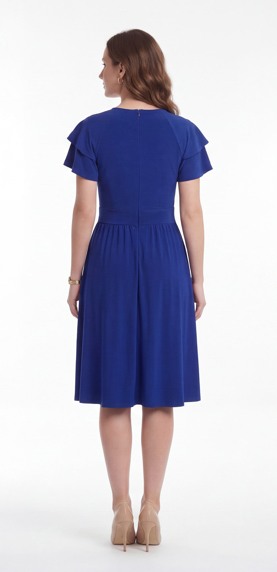 Vestido de Azul rey envolvente / OUTLET