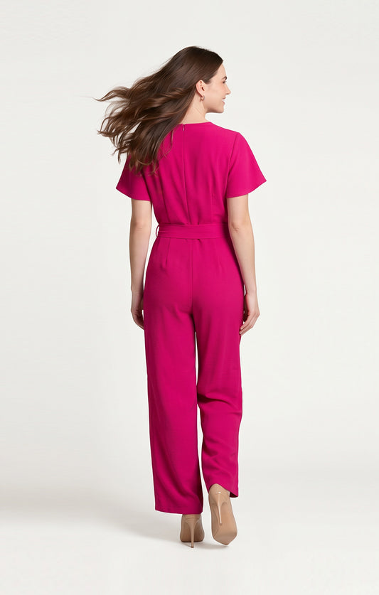Jumpsuit tono fucsia
