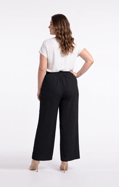 Pantalón amplio BÁSICO con elástico