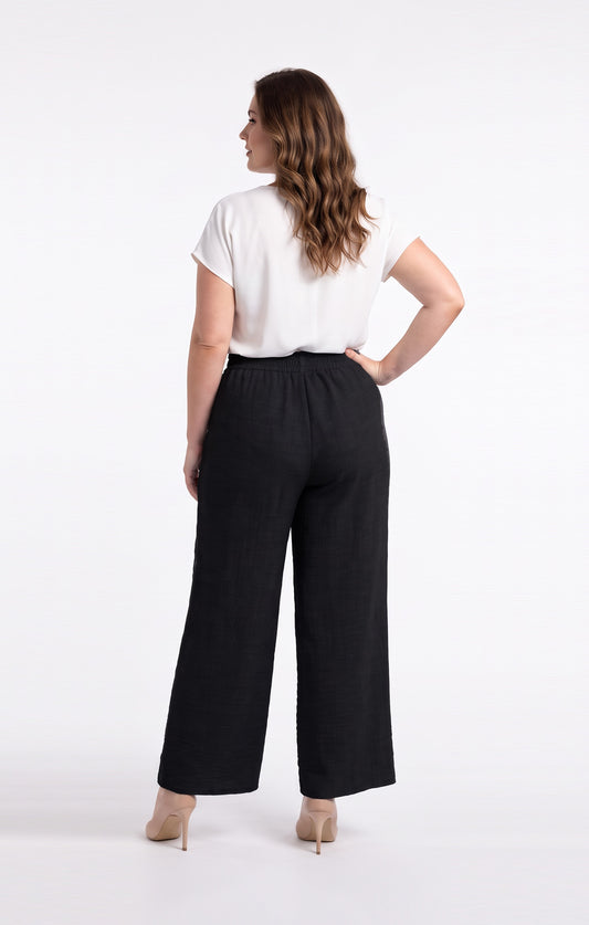 Pantalón amplio BÁSICO con elástico