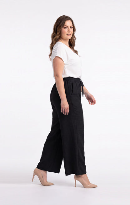 Pantalón amplio BÁSICO con elástico