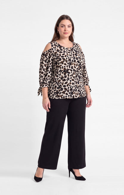 Blusa de licra Estampado animal
