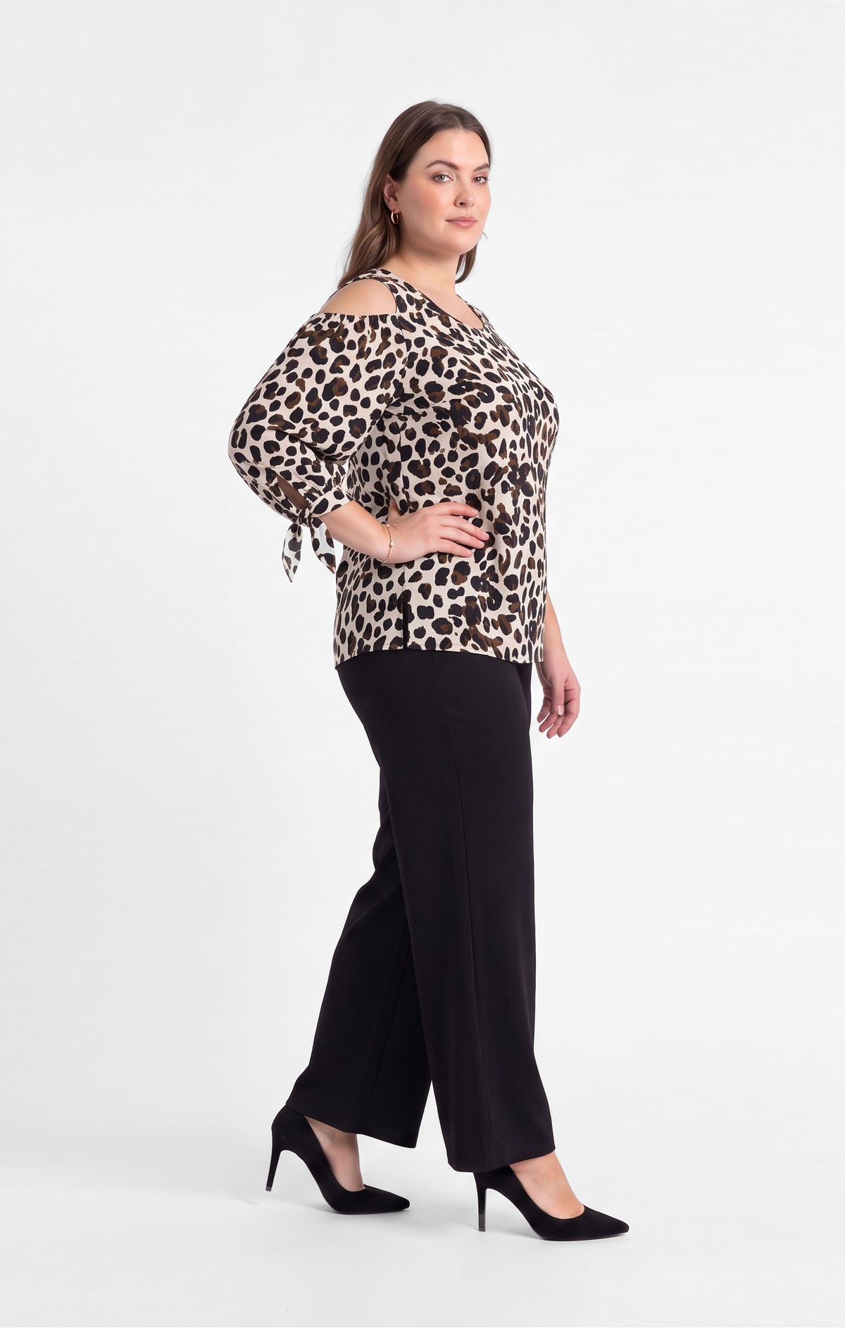 Blusa de licra Estampado animal