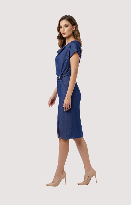 Vestido Corto tipo mezclilla Denim
