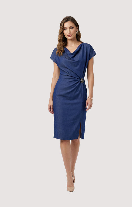 Vestido Corto tipo mezclilla Denim