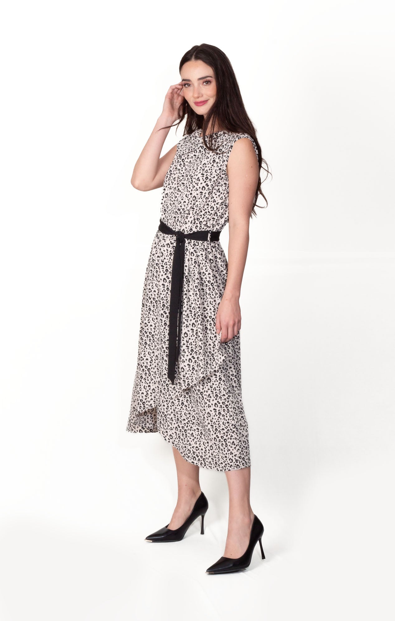 Vestido animal print