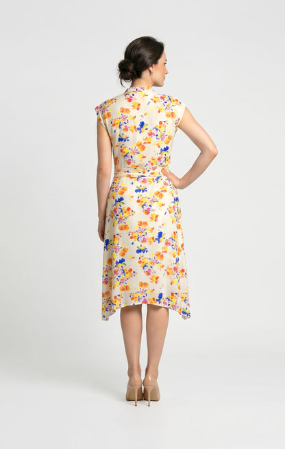 Vestido de Rayón estampado Multicolor