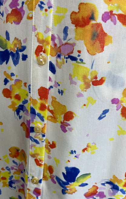 Vestido de Rayón estampado Multicolor