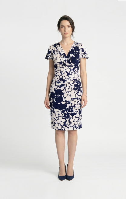 Vestido Floral Marino