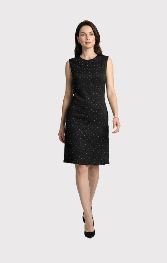 Vestido Corto Negro Diamonds