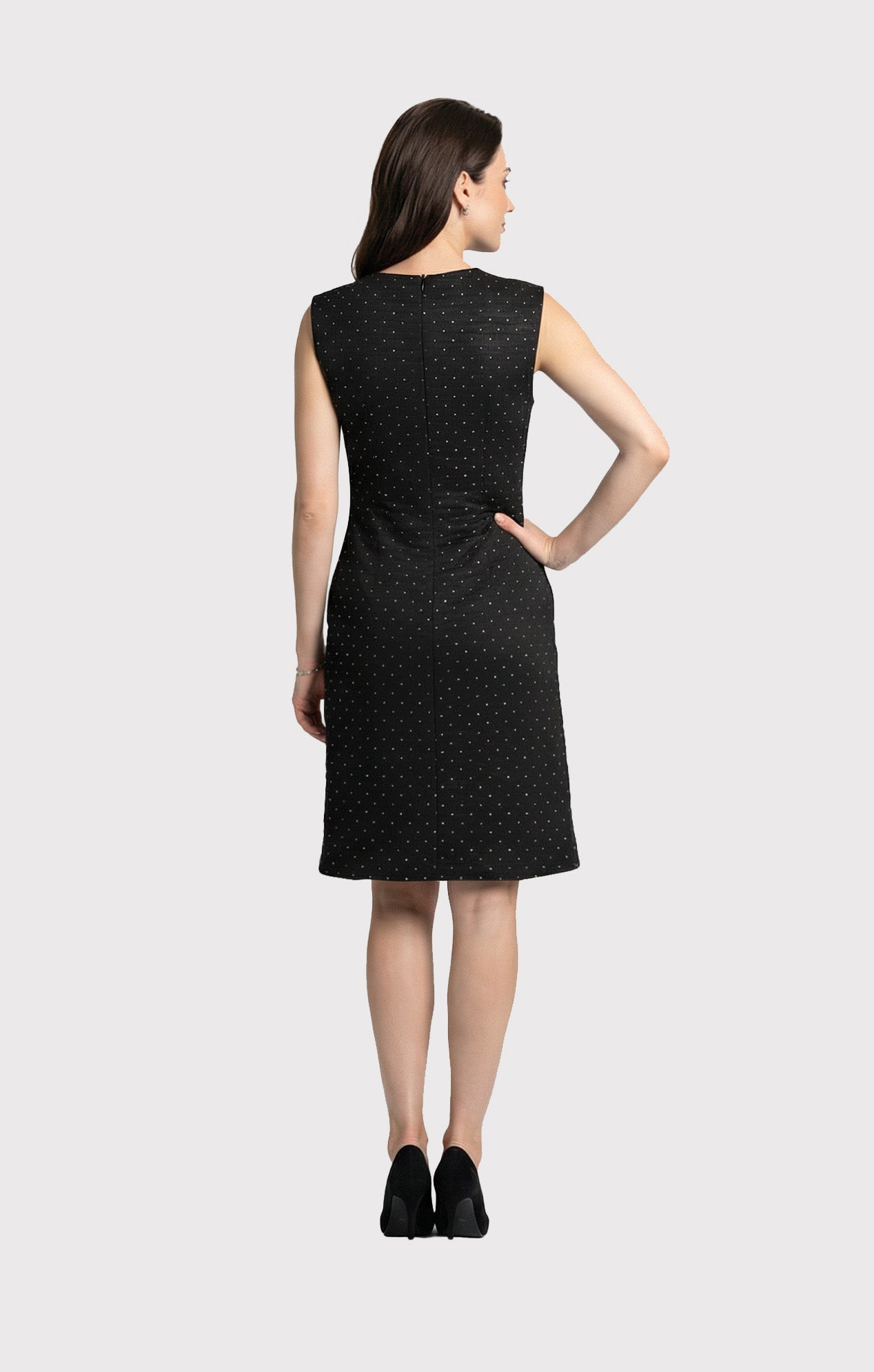Vestido Corto Negro Diamonds