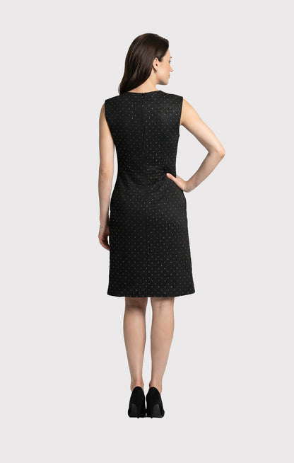 Vestido Corto Negro Diamonds