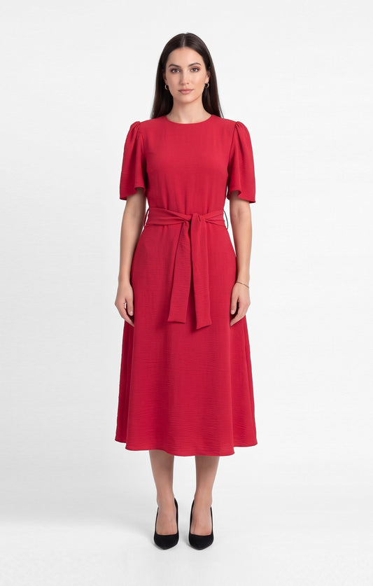 Vestido Rojo Midi