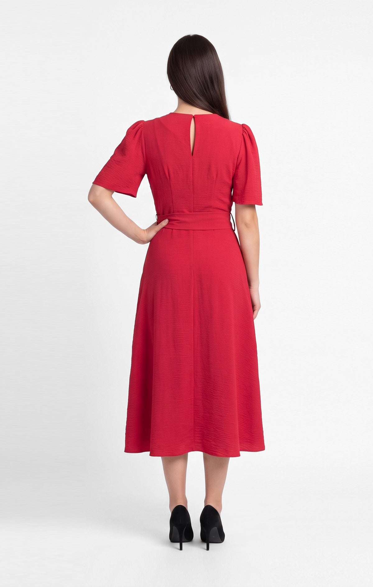 Vestido Rojo Midi
