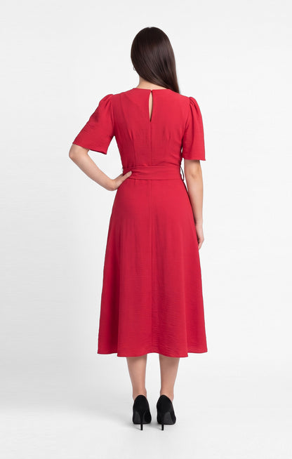 Vestido Rojo Midi