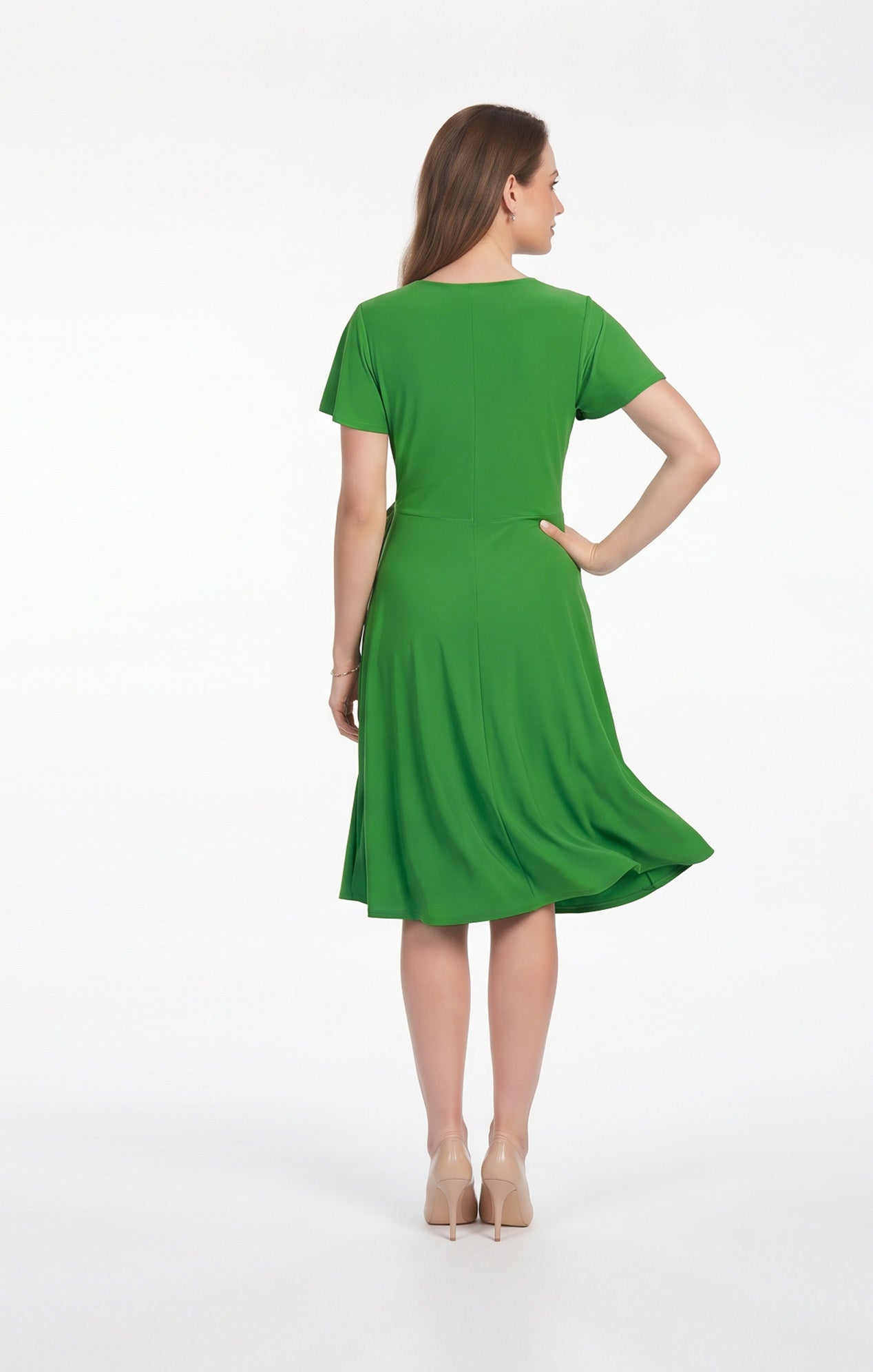 Vestido Verde tipo envolvente